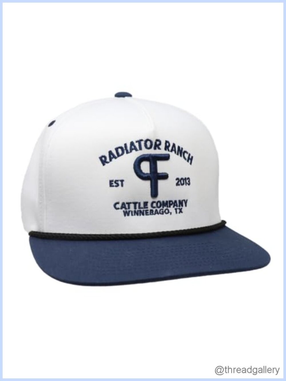 Radiator Ranch Bull Hauler Snapback Hat Adjustable Western Cowboy Cap